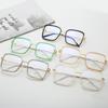 Fashion Metal Anti-Blue Light Square Frame Glasses for Women And Men Computer Game Goggles Blue Ray Blocking Eyewear
