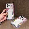 Card Slot Holder Silicone Wallet Pocket Case For iPhone 17 Air 16 14 Pro Max Xiaomi Redmi Note 13 12 14 Pro Honor X6A X6B X8A Cover Clear Phone Bumper