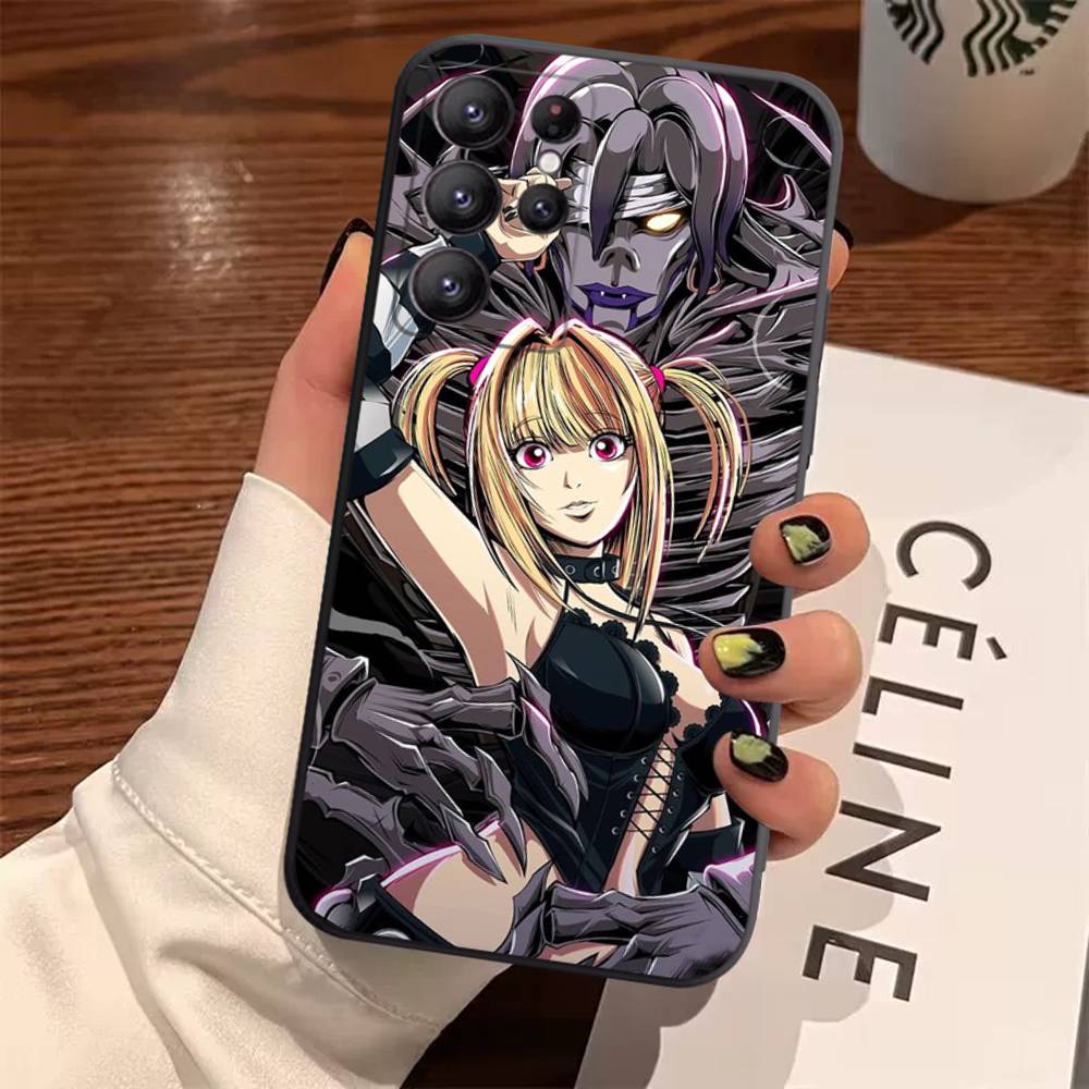 Misa anime D-Death N-Note Case For Samsung Galaxy Case S25 S23 S22 S21 S30 S20 S10 Ultra Plus FE TPU Soft Cover