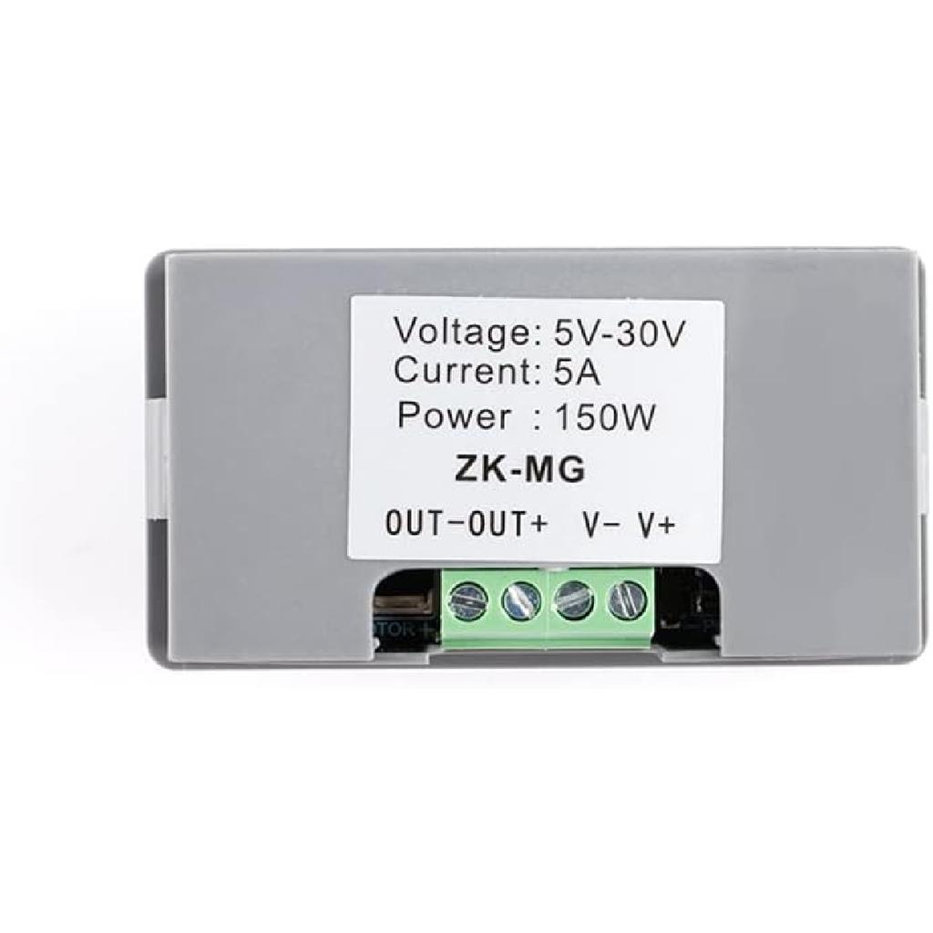 2Pcs ZK-MG PWM Motor Driver DC 5V 12V 24V Motor Speed Controller Adjustable Speed Regulator Digital Encoder Duty Cycle Frequency Housing with
