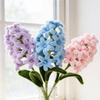 Finished Pipe Cleaner Hyacinth Flower Handmade Artificial Flower Craft for Valentine's Day Wedding Living Room Home Table Decor