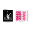 Press on Nail French Tip Square Nail Tips Fake Nail with Designs Artificial Acrylic Nail Full Cover Acrylic False Nail