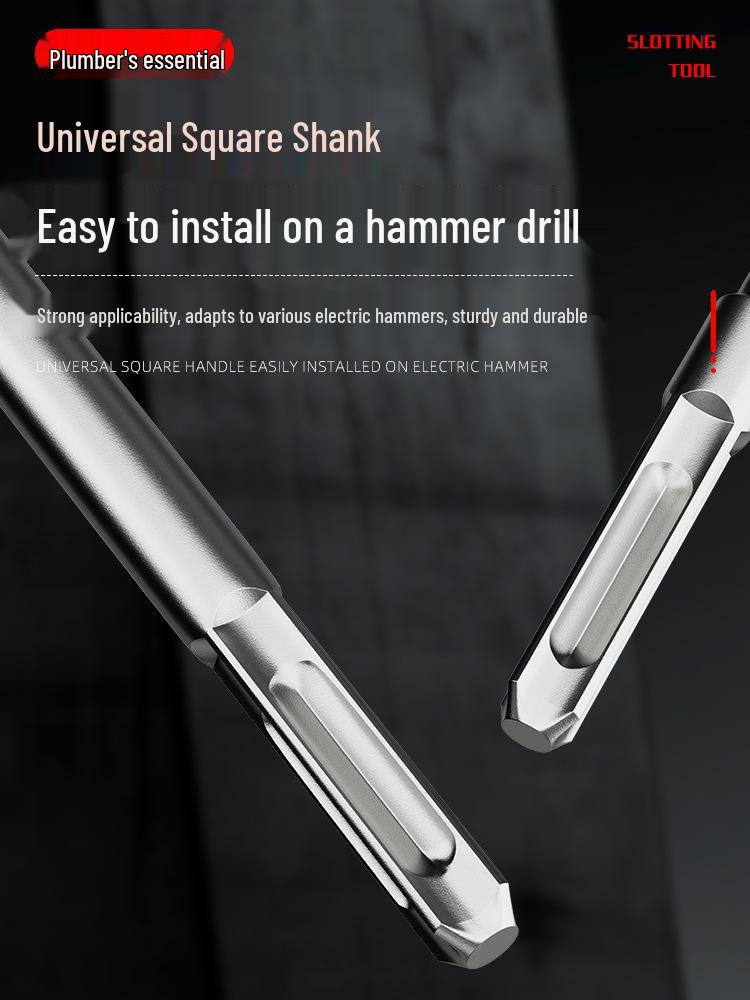 New Square Hole Puncher for Junction Box - Electrician's Thickened Socket Slotting Tool