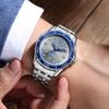 Men's Diver Style Quartz Watch with Luminous Hands Auto Date Waterproof Stainless Steel/Rubber Band Wristwatch