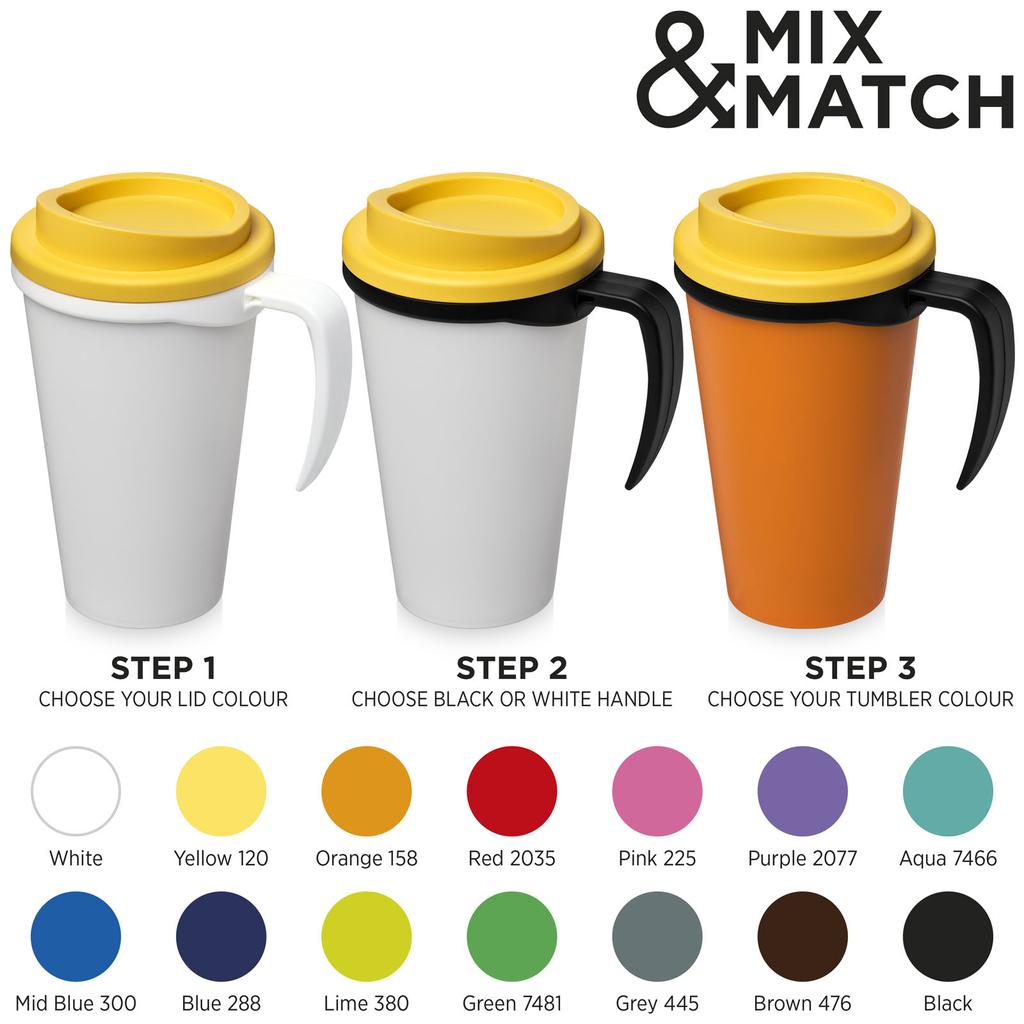 Americano "Grande" 350 ml thermal tumbler Red