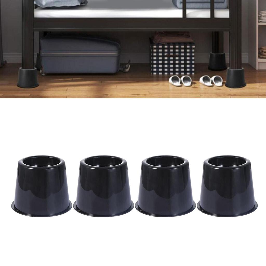 4Pcs Home Cabinet Furniture Legs Lifting Increased Feet Pad Luminous Non-Slip Heavy Duty Appliance Bed Riser Floor