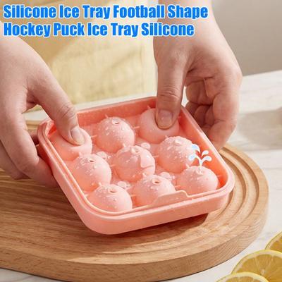 Stampo per Cubetti di Ghiaccio a Forma di Pallone da Calcio, Stampo Sferico in Silicone per Tazza Coppa del Mondo 2026, Produttore di Ghiaccio Sferico per Whiskey Cocktail, Regalo per Appassionati di Bevande per Feste a Tema Sportivo