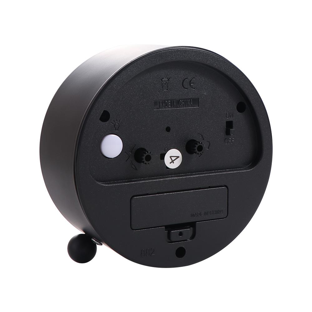 4-inch Night Light Clock Anti-drop Table Clock Simple Metal Luminous Alarm Clock  Study