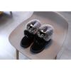 Winter Girls Boots Princess Snow Boots Leather Sport Shoes For Girl Children Warm Boots Fashion Soft Bottom Kids Sneakers