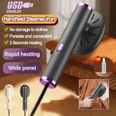 Neuer Handdampfbügler USB Tragbar Mini für Kleidung Schnelles Aufheizen Reise Kleidungsstoff Pressmaschine mit Griff Heimgebrauch