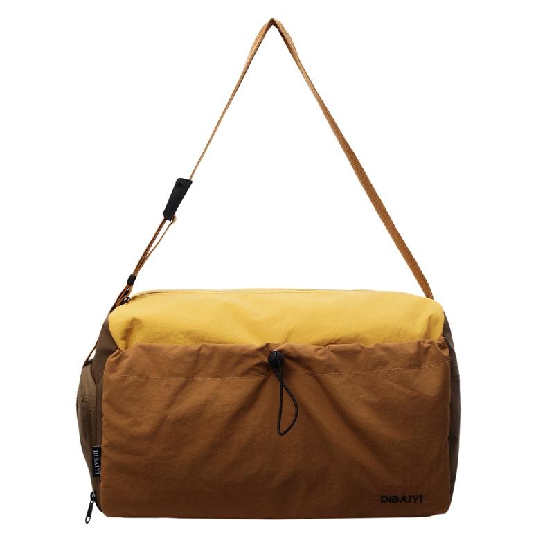 Korean Version of Casual Crossbody Travel Bag Portable Large Capacity Wet and Dry Fitness Bag Breathable Simple Yoga Sports Bag