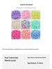 Acrylic Macaron Large Hole Round Beads for DIY Children's Bracelets and Jewelry Making