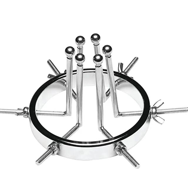 Dilatador anal de acero inoxidable, dilatador anal ajustable, juguetes sexuales SM para hombres, mujeres homosexuales, tapón anal vaginal