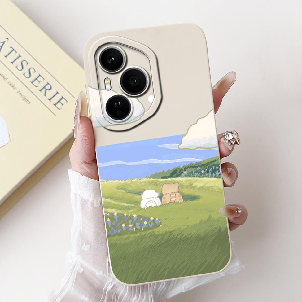 Global For Honor 400 Pro 5G Case DNP-NX9 Cute Cat Panda Fashion Flowers Love Back Cover For Honor 400 Pro 5G Phone Case Bumper