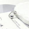 Asymmetrical Geometric Sphere & Ellipse Women's Adjustable Ring - Hip Hop Style