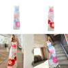 Summer Flower Print U Neck Backless A Line Dress With Sleeveless Design For Teen Women