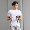 Li-Ning Fitness Series Round Neck Pullover Solid Color Short Sleeve T-Shirt Men Tops White ATSU917-2