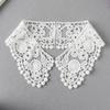 White Neckline Lace Collar Craft Sewing Fabric Venise Motif Applique Trims DIY Craft