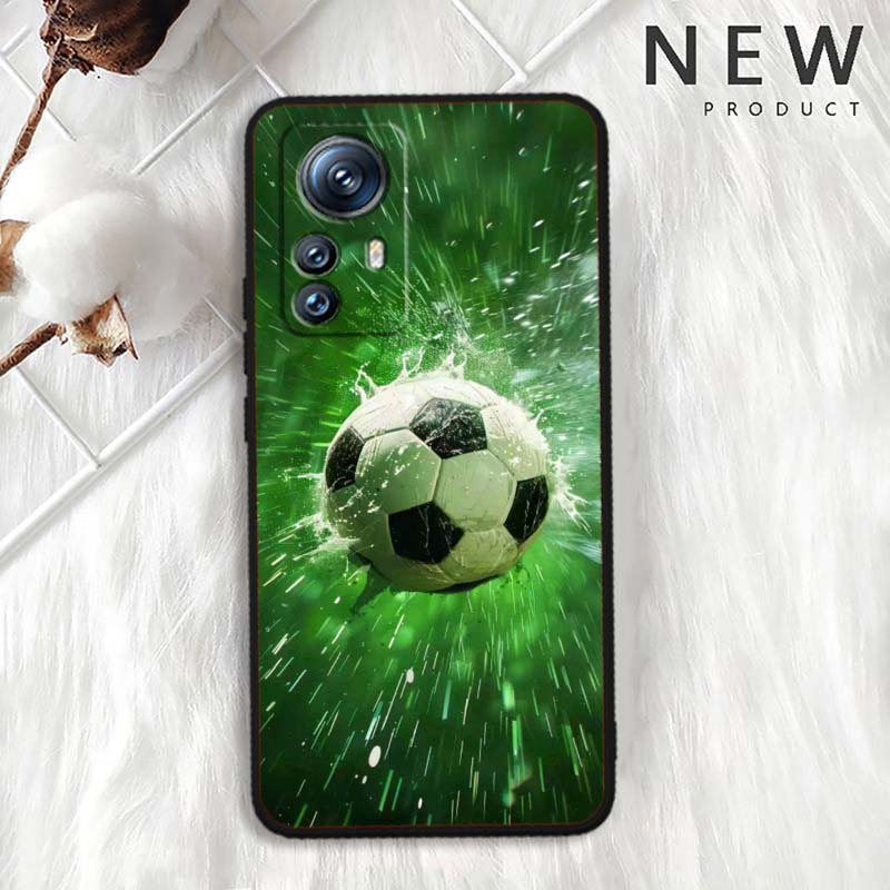 Anime Football Design For Xiaomi Mi 15 14 13 13T 12 12T 12S 11 11i 11T Pro Ultra Lite 5G Black Soft Phone Case