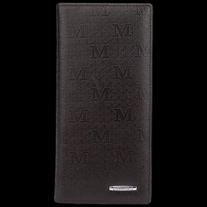 Мужской кожаный кошелек Plover с двумя сгибами