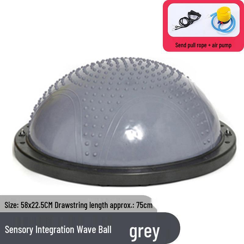 Thickened Anti-Explosion Balance Half Ball for Yoga & Sensory Training