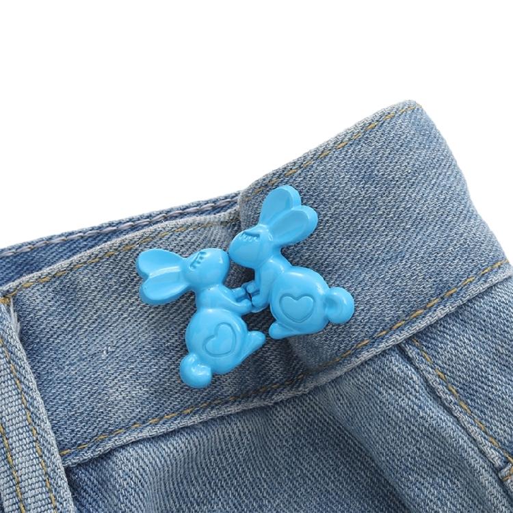 Rabbit Shape Adjustable Jean Button Waist Buckle Snap Pants Buckle Fastener