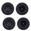 100mm Diameter Simulation RC Car Tire 1 10 Remote Control Car Tyre Replacement AccessoriesBlack