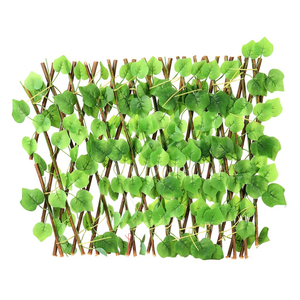 Simulation Fence Patio Fence Plant Fence Wood Garden Decoration Wooden Fence Retractable Fence