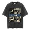 Camisetas Lavadas Vintage Anime Perfect Blue Mima Kirigoe para Hombres y Mujeres Ropa Moda Camisetas de Manga Corta Oversize Streetwear