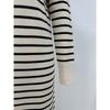 Slim Fit Women's Sweater Striped Long Skirt Dress