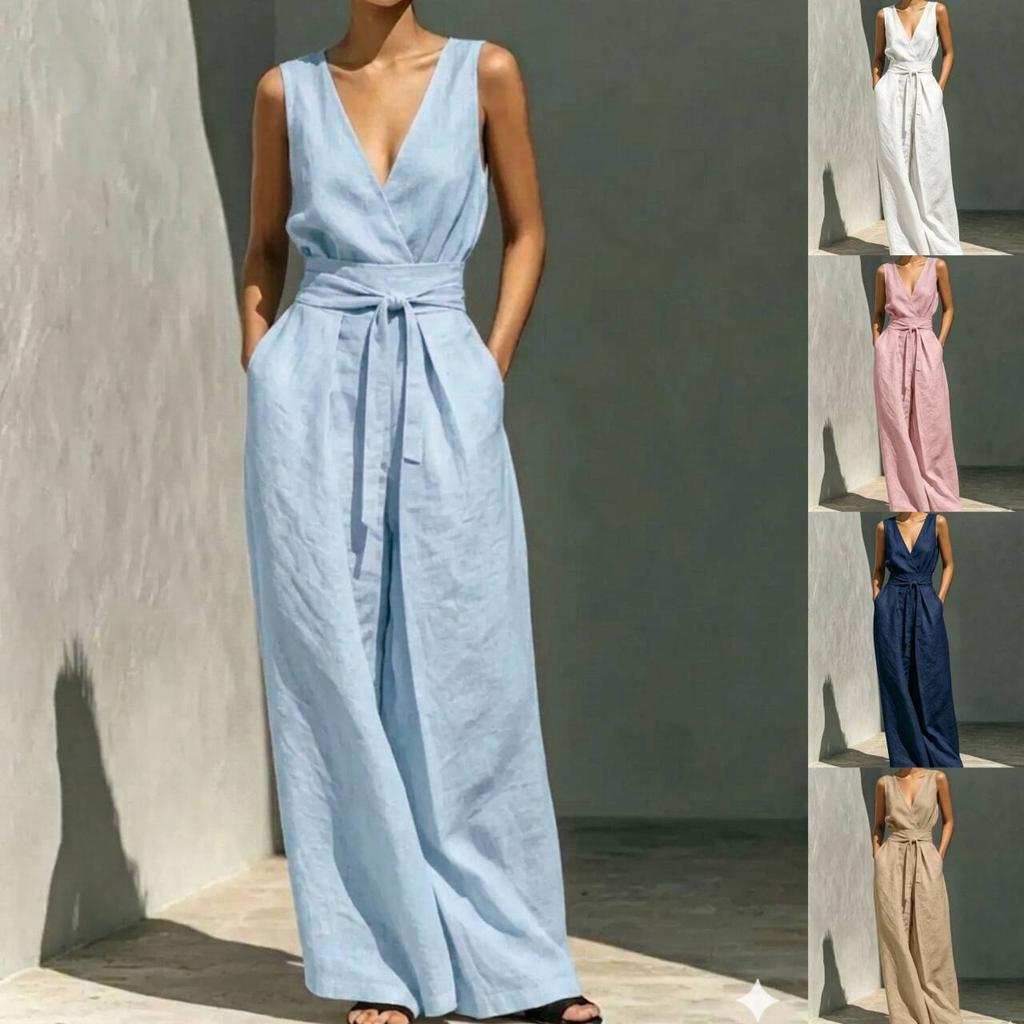 New summer Amazon fashion sleeveless vest casual wide-leg pants two-piece women's clothing