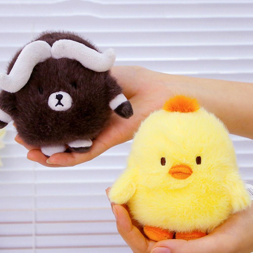 PP Cotton Plush Seal Elephant Dog Toy Fluffy Elephant Finger Puppets Toys  Child Baby