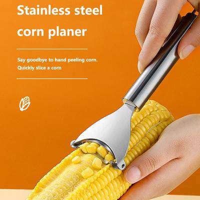 Desgranador de Maíz de Acero Inoxidable Mango Ergonómico Pelador de Maíz Pela, Separa y Disfruta Maíz Fresco con Mínimo Esfuerzo