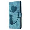 Capa Flip de Couro para Funda Samsung Galaxy A56 A36 A16 A26 A55 A35 A25 A15 A54 A34 5G Capas Carteira Gatinho Fofo 3D Capa de Telefone Mulheres