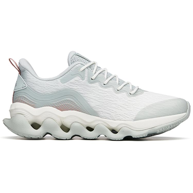 Anta Cushioning Slip Resistant Abrasion Resistant Breathable Lightweight Rebound Low top Running Shoes Women's 122215555-2