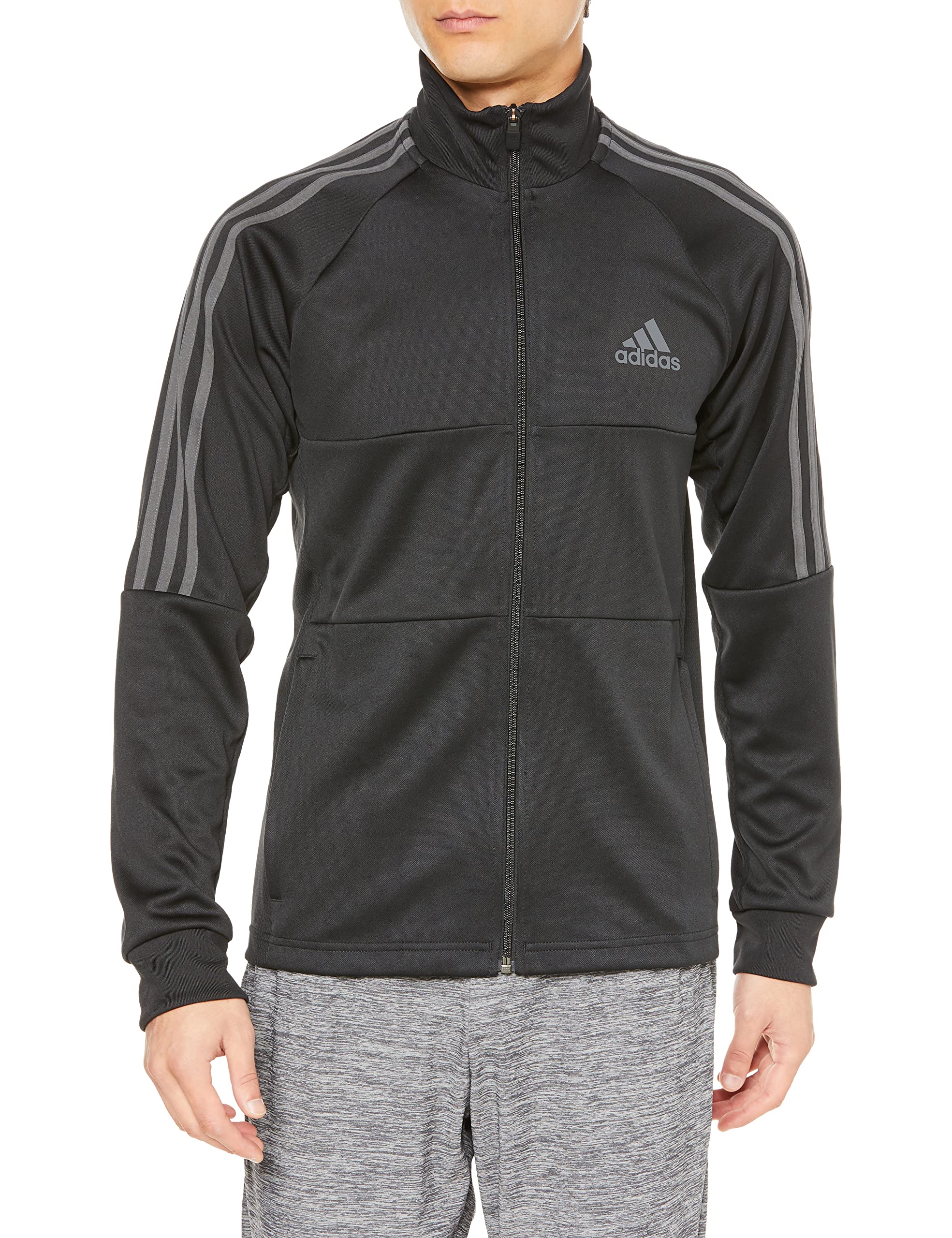

Adidas Спортивная кофта Aero Lady Sereno Cut 3 Stripes Slim Олимпийка Шесть S IZA36/KNA80 Мужская Черный/Серый (GT8803)