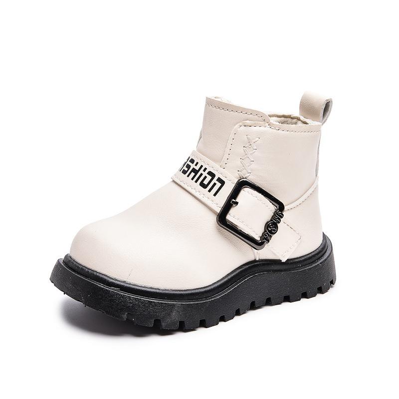 Unisex Kids Casual Mid Calf Martin Boots For Boys And Girls
