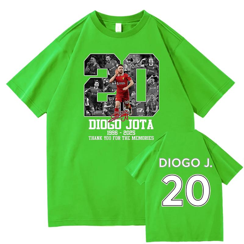 Diogo Jota Tees Unisex Letter Print Tshirt Summer Cotton Men Women Pure Cotton Tshirts Fashion Unisex Streetwear Hip Hop TShirt