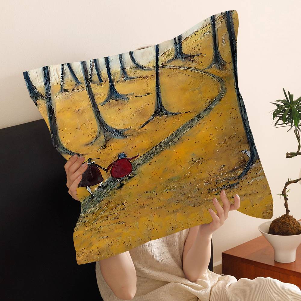 Sam Toft Art Decorative Room Aesthetics Pillow Case Home Decor Bedroom Sofa Bed Couch Pillow Cover 45X45