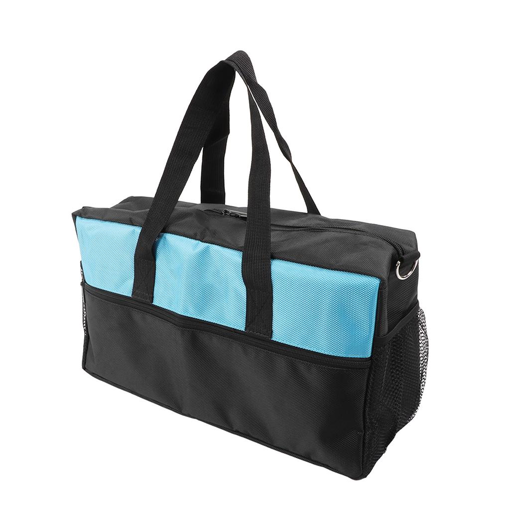 Tool Bag Heavy Duty Wide Mouth Oxford Cloth Toolbag for Electrician with Pockets Storage Organizer