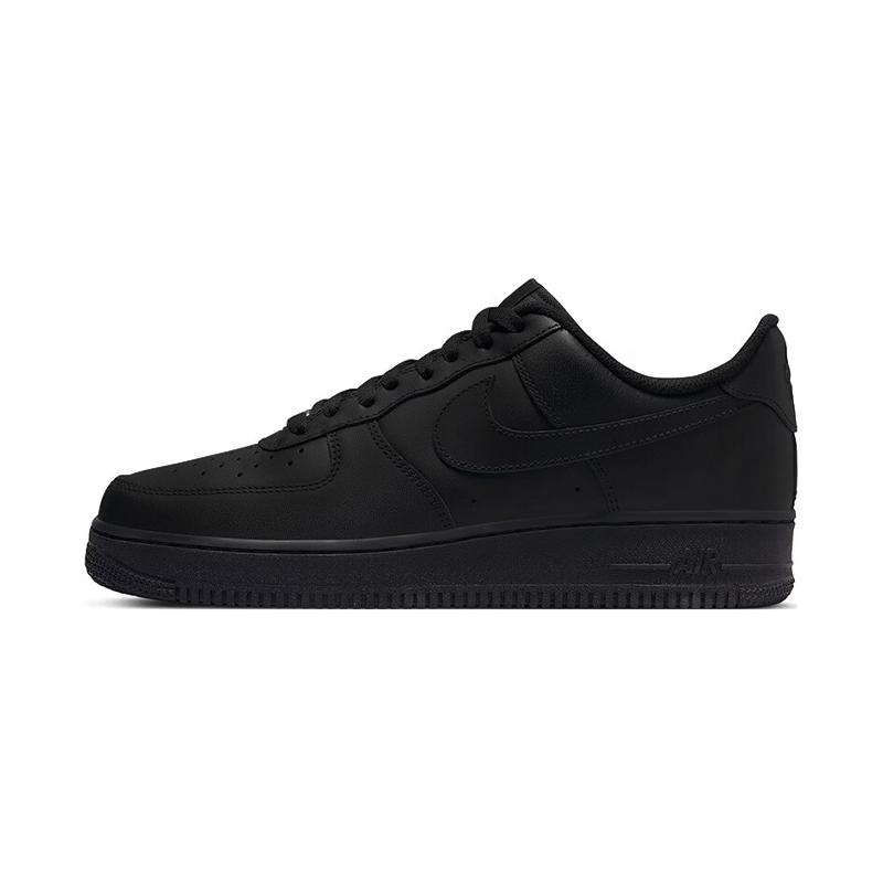 Nike Air Force 1 Rutschfest, Abriebfest, Leicht Niedrig geschnittene Skateboard-Schuhe Unisex Schwarz Rot CW2288-001(Team598-)