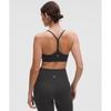 Lululemon Flow Y BrA Nulu  Light Support  A C Cups grAphite greY