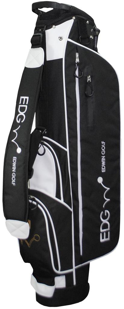 Edwin Golf Caddy 6.5-inch Stand-Type Bag, Black, EDCB-3494