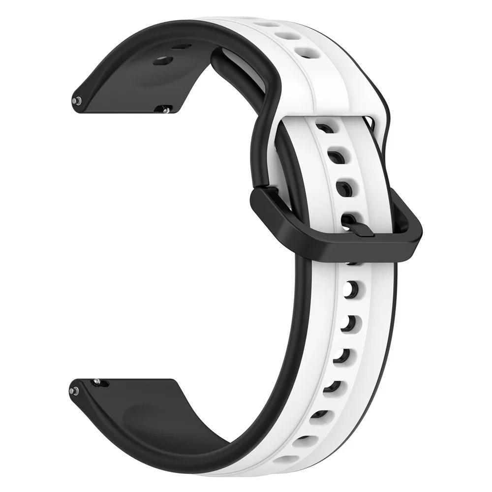 20/22mm Sports Silicone Strap For Samsung Galaxy Watch 6 5 Pro 40 44mm 45mm Bracelet Watch 6 4 Classic 47mm 43mm Band Accessorie