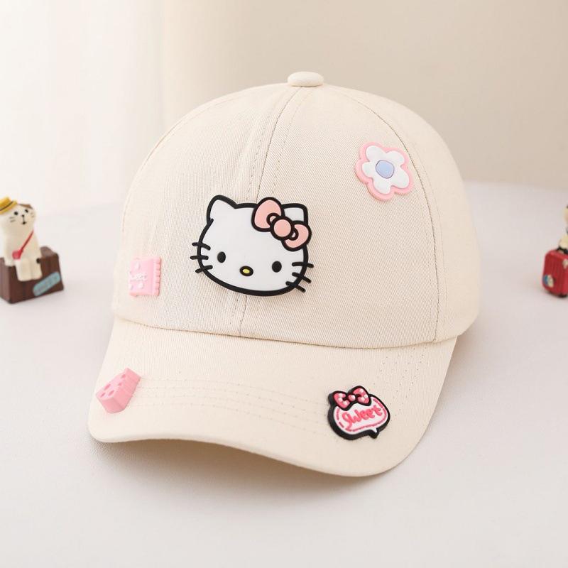 Kids' Cartoon Baseball Cap - Cute, Windproof, Sun-Protective, Adjustable Duckbill Hat for Boys and Girls (Spring/Autumn)