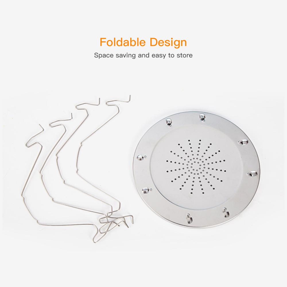 Folding Camping Stove Toaster Stainless Steel 4 Slice Bread Toaster Outdoor Portable Toaster for