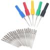 5pcs Insulation Piercing Needle Non-destructive Pin Test Probes,4mm Banana Socket for Car Tester
