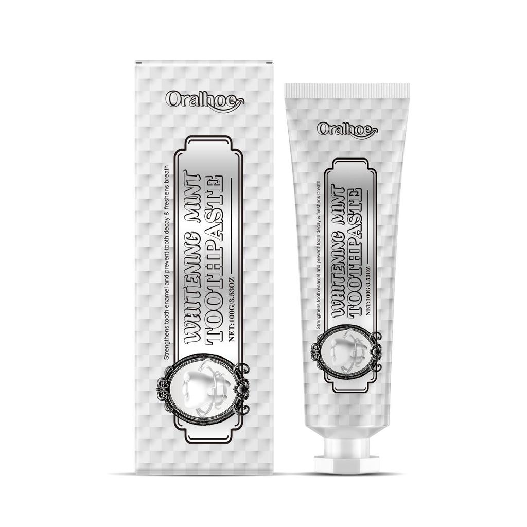 Refreshing Mint Teeth Whitening Toothpaste Deep Cleansing Reduce Yellowing Improves