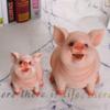 Cute 1Pcs Home Decoration Pig Shaped Children Toys Large Piggy Bank Pig Statues Money Box Coins Storage Box Money Box