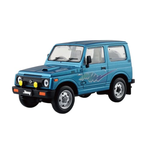 Aoshima Bunka Kyozai (AOSHIMA) 1/32 Scale Rakupla Snap Kit No. 18-TB Suzuki JA11 Jimny Triton Blue Metallic Pre-Colored Plastic Model Kit (Automobile)